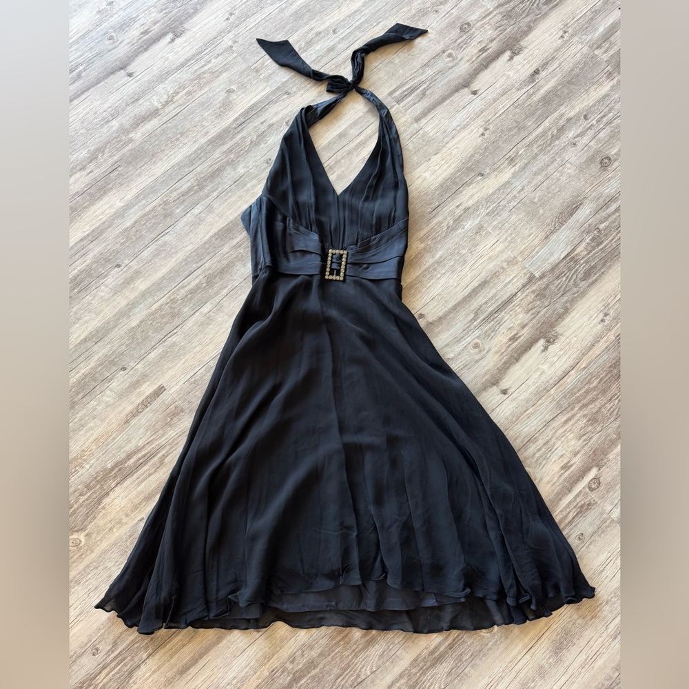 Donna Ricco New York Marilyn Monroe style halter dress